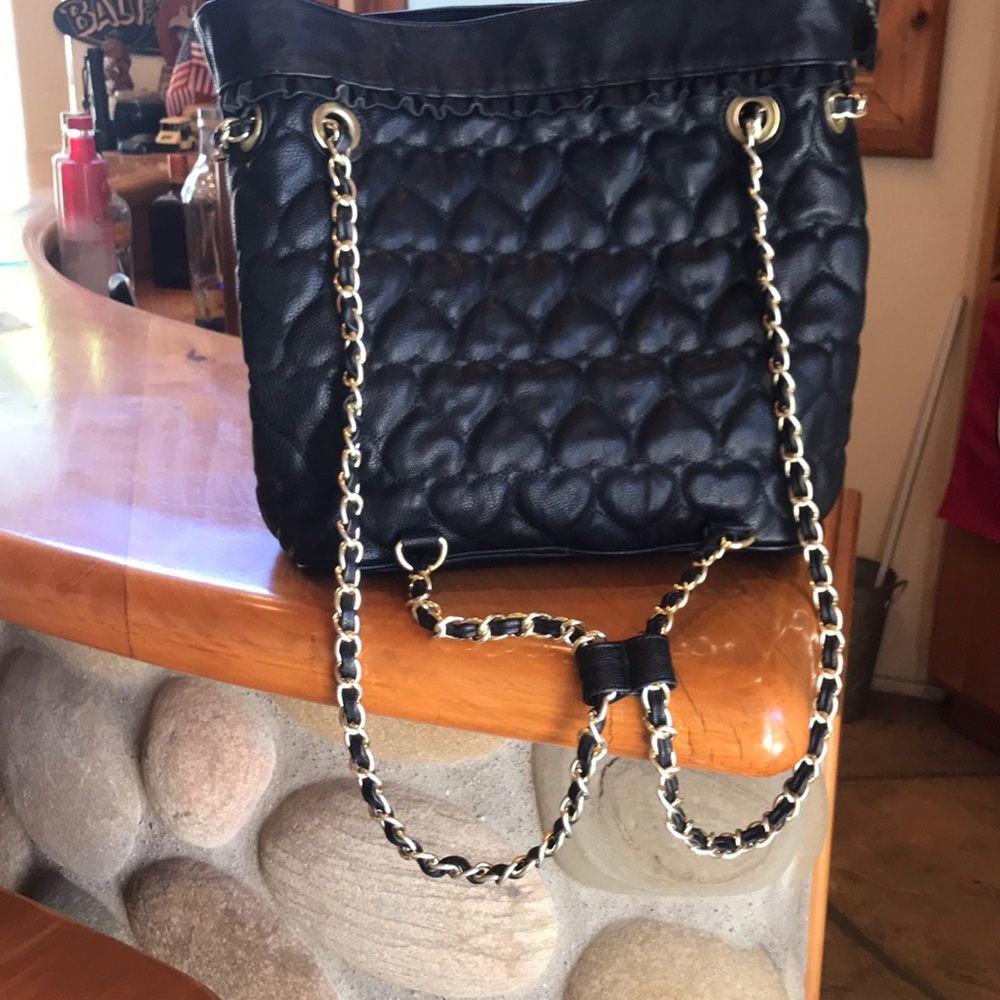 Betsey Johnson Bucket Purse/Backpack